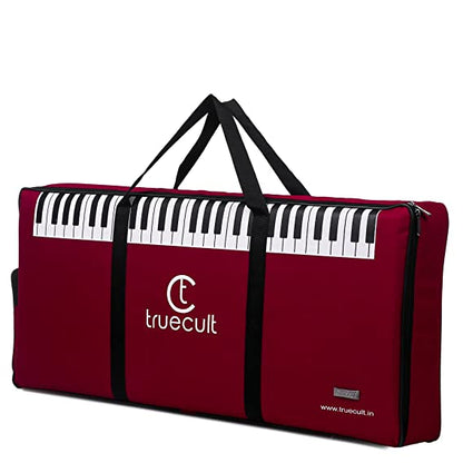 True Cult 61-Key Keyboard Bag – Durable, high-quality material with grip handle. Fits Yamaha & Casio keyboards.