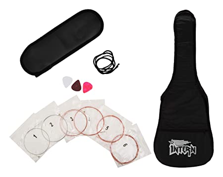 Intern INT-38C-VT-G Acoustic Guitar Set - Violet Glossy Finish
