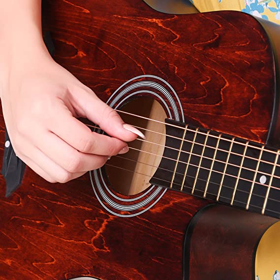 Intern INT-38C-LGP-BRN | Acoustic Guitar – Brown Finish with Bag & Picks