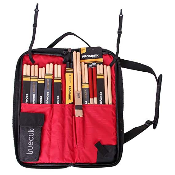 True Cult Drumsticks Bag – Fits 5A, 5B, 7A, 2B sticks, brushes, and accessories.
