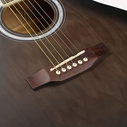 ARCTIC Sky Series 40" Semi-Acoustic Guitar with EQ, Bag, Picks & Capo