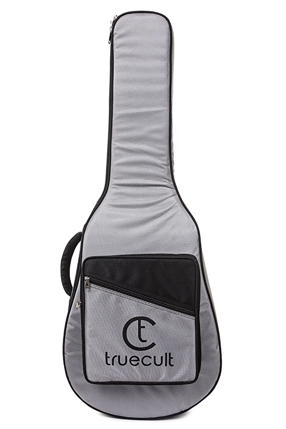 True Cult Padded Electric Guitar Bag - Light Grey | Fits Yamaha, Fender, Ibanez, Cort, ESP, Epiphone, Kadence & More - Guitar World Store
