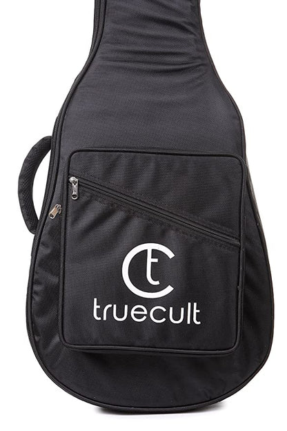 True Cult Acoustic Guitar Bag (Black) – Durable, fits 38"-41" folk/classical guitars (96.52 cm – 104.14 cm).