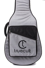 True Cult Padded Electric Guitar Bag - Light Grey | Fits Yamaha, Fender, Ibanez, Cort, ESP, Epiphone, Kadence & More - Guitar World Store