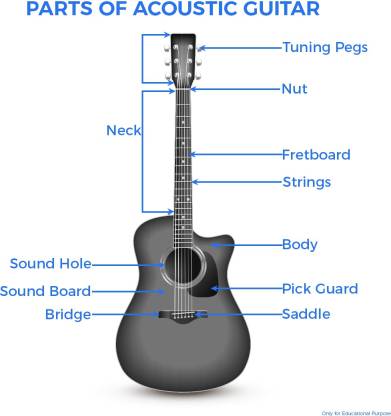 Revel RVL-38C Acoustic Guitar – Black Finish with Bag & Picks