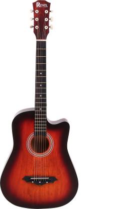 Revel INT-38C Acoustic Guitar – Brown Finish with Bag & Picks