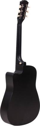 Revel RVL-38C Acoustic Guitar – Black Finish with Bag & Picks
