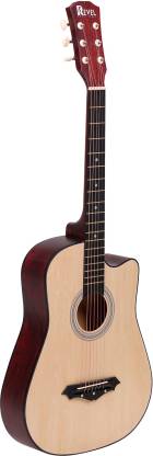 Revel RVL-38C Acoustic Guitar – Natural Finish with Bag & Picks