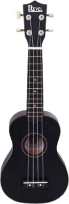 REVEL RVL-UK21-BK Soprano Ukulele  (Overall Length - 62 cm)