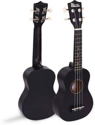 REVEL RVL-UK21-BK Soprano Ukulele  (Overall Length - 62 cm)